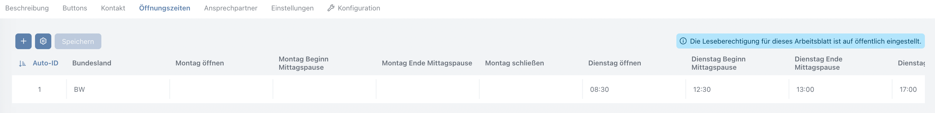Geschäftsstelle: Öffnungszeiten