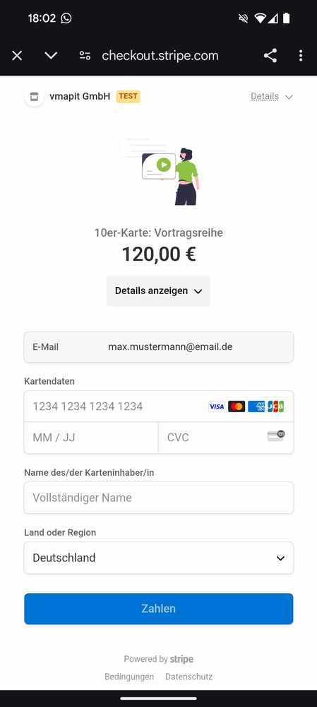 Zahlungsprozess